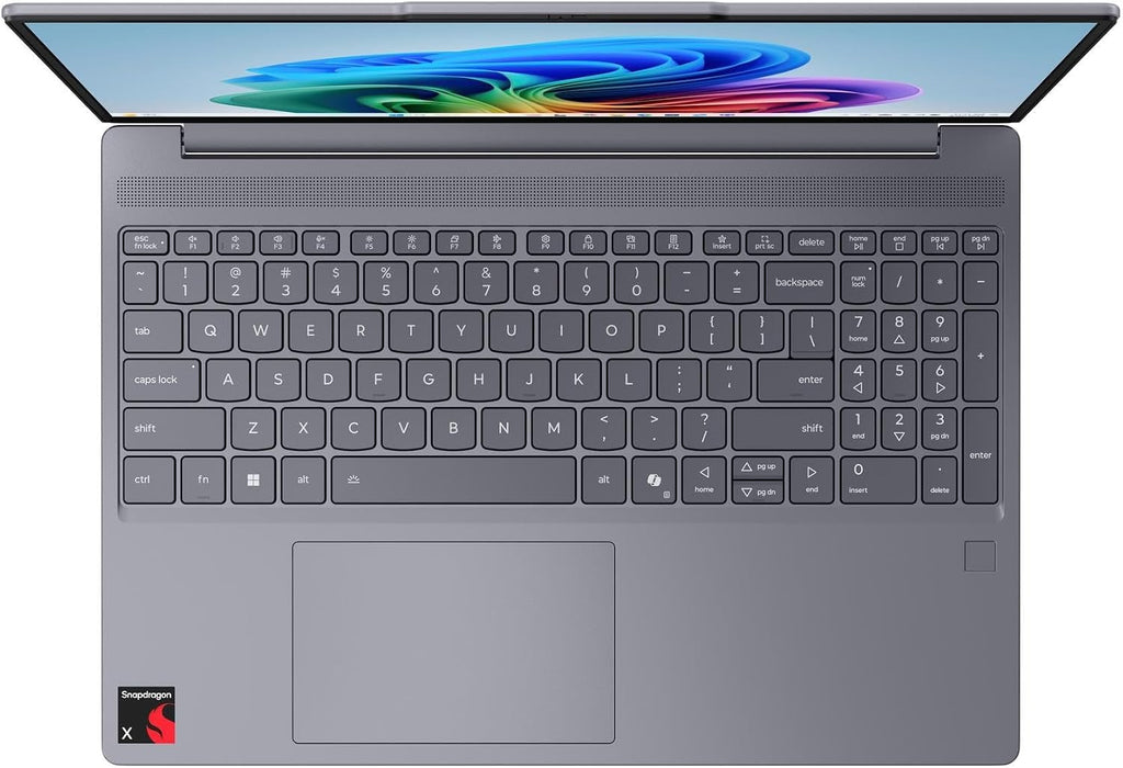 Lenovo IdeaPad Slim 3 2025 Laptop 15.3' WUXGA IPS Touchscreen 8-Core Qualcomm Snapdragon X1-26-100 16GB LPDDR5 2TB SSD Qualcomm Adreno Wi-Fi 7 Backlit Keyboard Fingerprint Win11 Home w/ONT 32GB USB