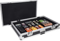 Sound Town Heavy-Duty Plywood Guitar Pedal board ATA Road Case with Pedal Mounting Tape fastener, Interior: 32.7' x 19' (STRC-PD2)