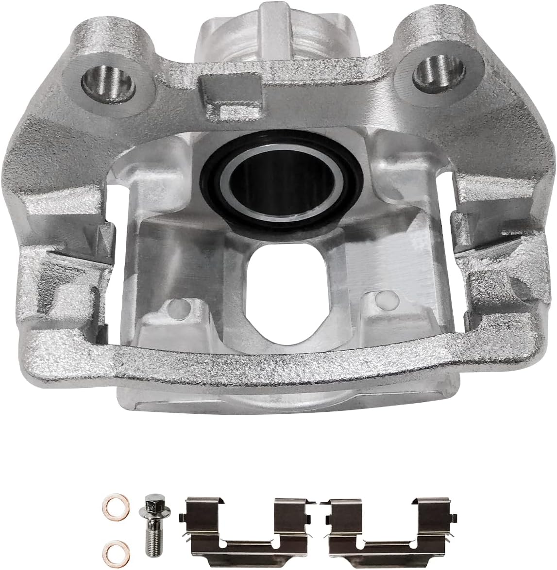 Detroit Axle - Rear Brake Kit for GMC Envoy Chevy SSR Trailblazer Buick Rainer Isuzu Ascender Saab 9-7X Olds Bravada, 12.8'' inch Drilled & Slotted Brake Rotors Brake Caliper Replacement