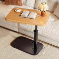 Bedside Table TV Tray Tables, Adjustable Height, Sofa Arm End for Eating Laptop Couch Bed Dinner Small Spaces(Log)