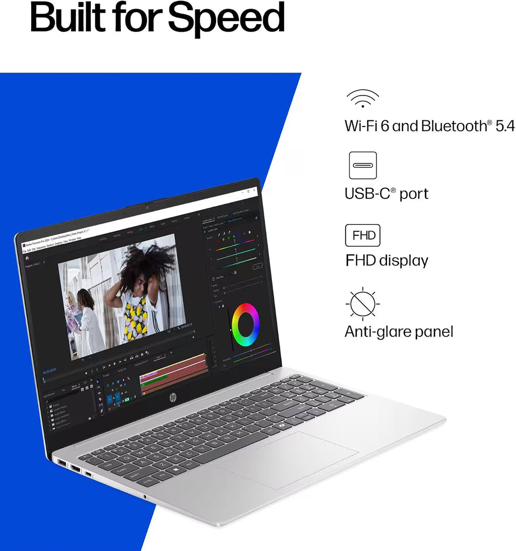 HP 15.6' FHD Laptop, Windows 11 Pro, Free Lifetime MS Office • Copilot AI, Intel 8 Core i3-N305, 16GB RAM, 1TB SSD, for Business, Home, Student, 10-Key Num Pad, 8-in-1 HUB & USB Flash Drive