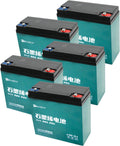 Set of 5, 6-DZF-20 6-DMF-20 6-DZM-20 12V 20AH Sealed Lead-Acid Battery Rechargeable for 60V E-Bike Mobility Scooter Dirt Bike Lawn Mower Motorcycle ATV Quad Golf Cart Go Kart Wheelchair