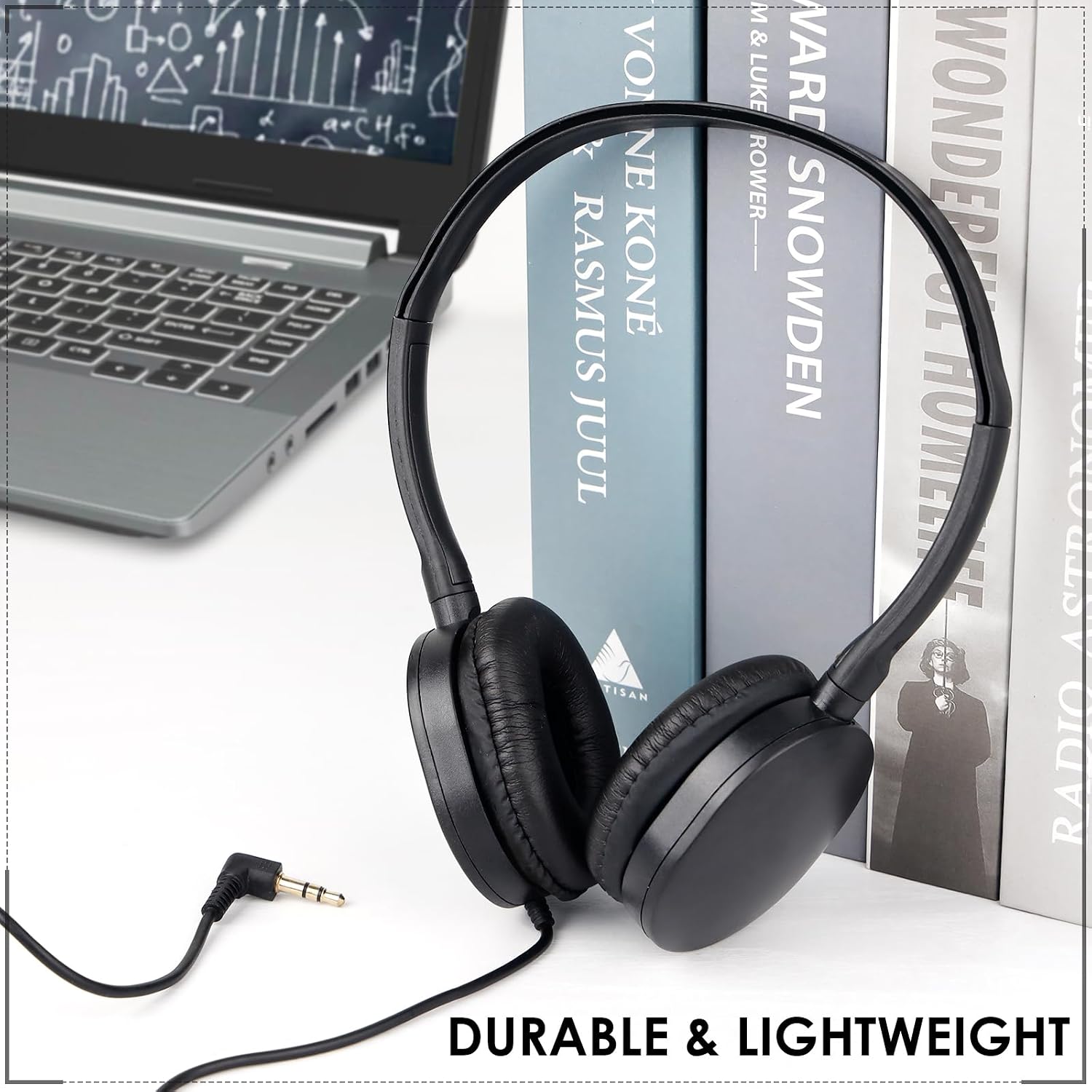 Headphones Bulk 100 Pack for School Classroom School Student Boys Girls Teens and Adult,Computer Earphones Class Set of Headphones for Students Online Lesson and Testing (Black)