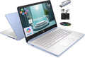 HP 14' Laptop 2025 Business Student Slim Computer, Lifetime MS Office, Copilot AI, Quad-Core Intel CPU, 16GB RAM, 628GB Storage (128GB UFS+500GB Ext), MarxsolAccessory, Wi-Fi 6, Win 11 Pro, Sky Blue