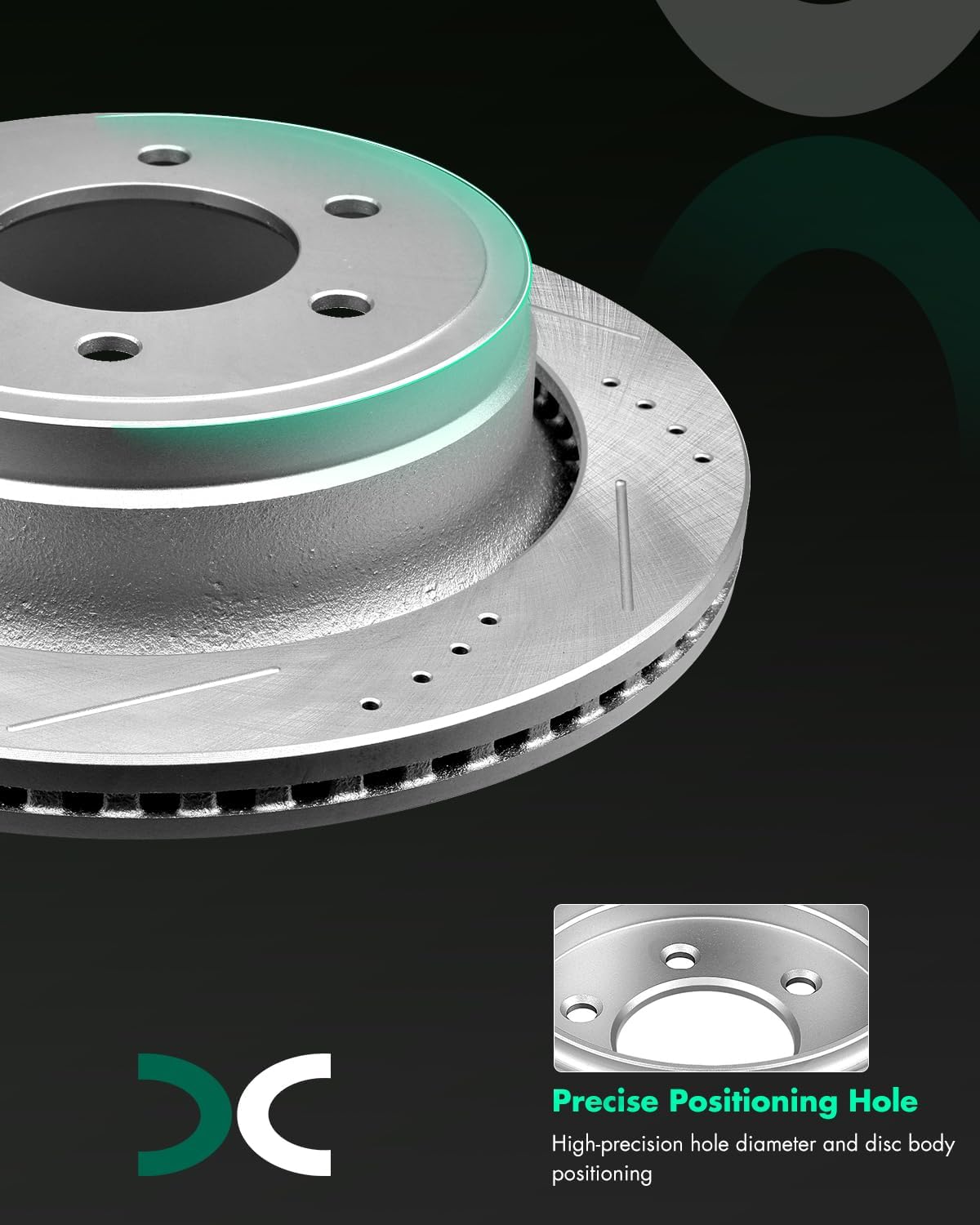 SCITOO Front 13.78' Rear 13.7' Brake Pads and Rotors Kits Fit For Ford F-150 2012 2013 2014 2015 2016 2017