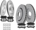 Brake and Rotors Kits,SCITOO Brake Rotors and 8pcs Ceramic Pads fit for 08-12 for Chrysler Town & Country,08-12 for Dodge Grand Caravan,09-13 for Dodge Journey,12 for Ram C/V,09-12 for VW for Routan