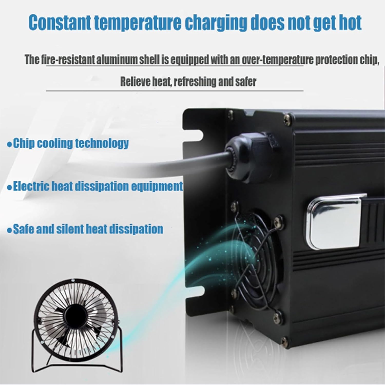 Battery Charger 36V 25 Electric Forklift Chargers with 50A /120A/175A/350A Anderson Plug Suitable for Lead-Acid Batteries Charging,120a