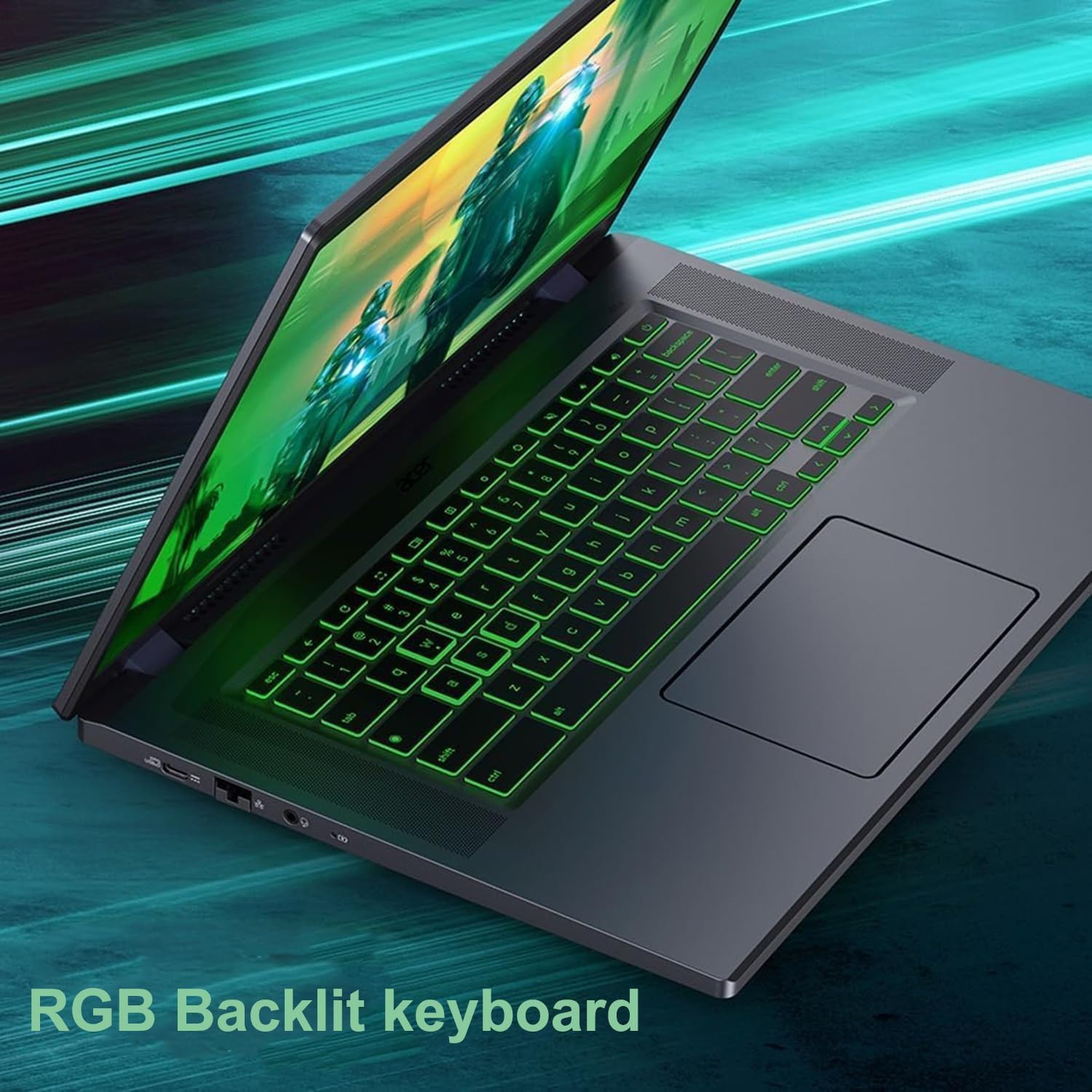 Acer Chromebook Plus 516 GE Cloud Gaming Laptop (16' QHD 120Hz, Intel 10-Core 5 120U, 8GB RAM, 512GB SSD, NVIDIA GeForce NOW) RGB Backlit, 1080p Webcam, WIFI 6E, Chrome OS (Renewed)