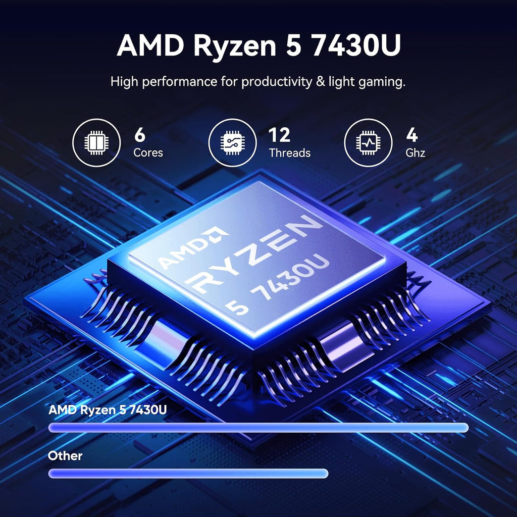 15.6' 2-in-1 Laptop/Tablet with 120Hz Incell Touchscreen,AMD Ryzen 5 7430U (6-Core up to 4.0GHz),16GB RAM 512GB SSD,360° Flip,FHD,Win 11,Backlit Keyboard for Creative Work,Business & Student