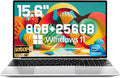 2026 Latest 15.6'' Laptop, Quad-Core Processor 2.9 GHz, 8GB RAM, 256GB SSD, 1080p Full HD Display, Backlit Keyboard, WiFi 5, BT5, Mini-HDMI, USB3.2 Gen1, TF Card Slot, Compatible with Windows 11