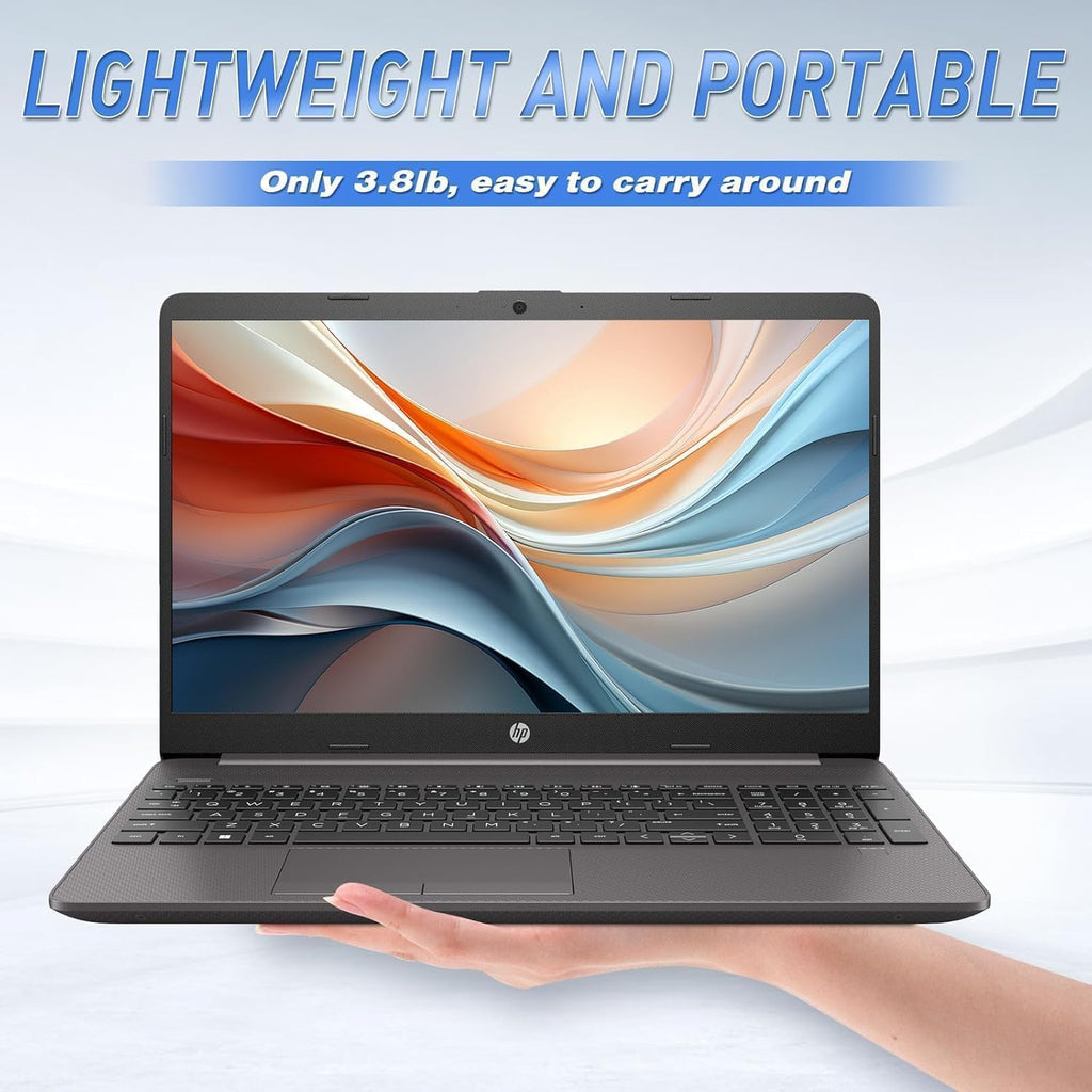 HP 255 G9 15.6' FHD Laptop, 6-Core AMD CPU (Beats i7-1165G7 in Multitasking), 16GB RAM, 1TB PCIe SSD, Windows 11 Pro with MS Office, for Business & Student
