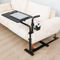 23.6'*15.7' Tray Table, 360° Swivel Table for Recliner, Tv Tray with Ergonomic Stand Assist Safety Individually Adjustable Handle, Laptop Desk for Couch, Sofa and Recliner