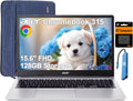 Acer Chromebook 315 Laptop (15.6' FHD, Intel Celeron N4500, 4GB RAM, 128GB Storage (64GB eMMC + 64GB SD Card), for Student, Home, 10-Hr Long Battery Life, Numeric KB, Wi-Fi, Webcam, IST Hub, Chrome OS