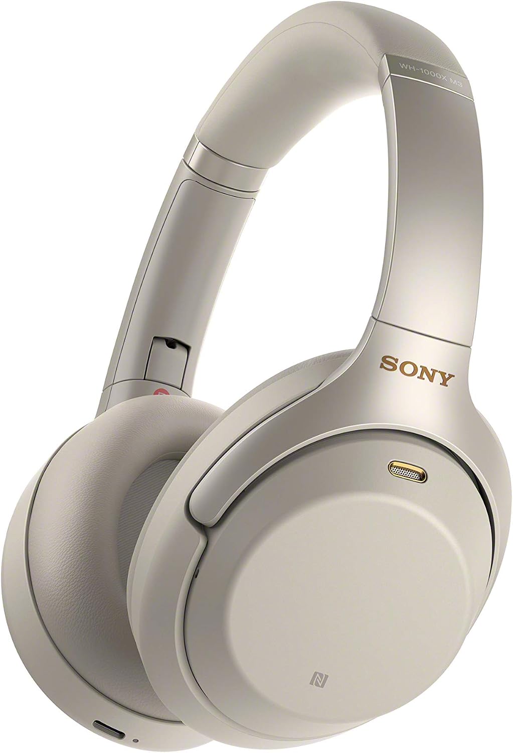 SONY WH1000XM3 Bluetooth Wireless Noise Canceling Headphones Silver WH-1000XM3/S (Renewed)