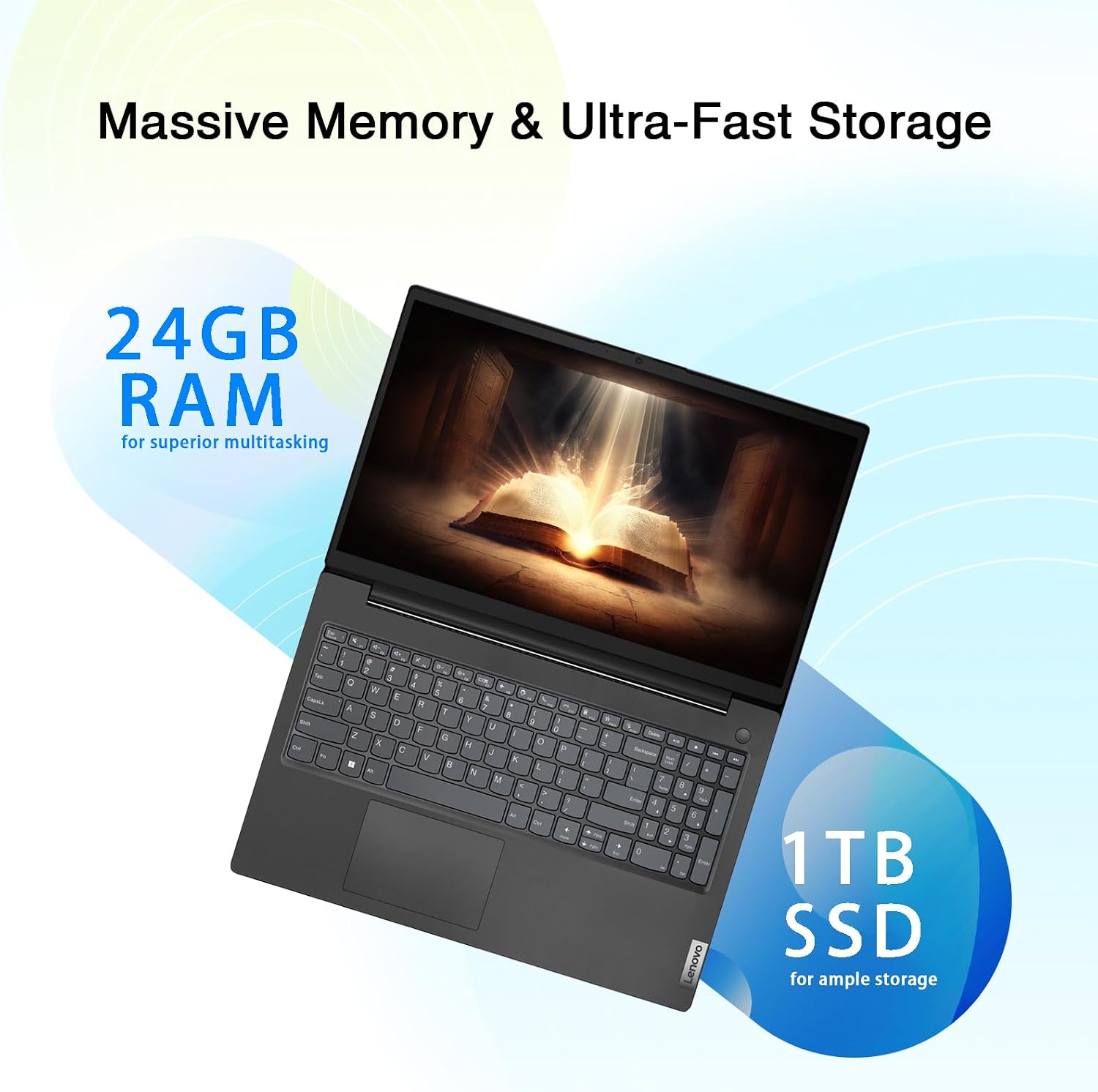 Lenovo V15 Business Laptop | Intel Pentium N6000 4-core Processor | 15.6 FHD (1920 x 1080) | 24GB RAM | 1TB PCIe SSD | WiFi-6 | Military Durability | Ethernet RJ-45 | Anti-Glare | Windows 11 Pro