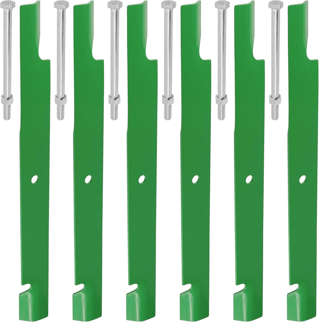 Caltric 48112 482882 481709 481701 0400141 04001-41 72' Deck Blades with Bolts Compatible with Scag