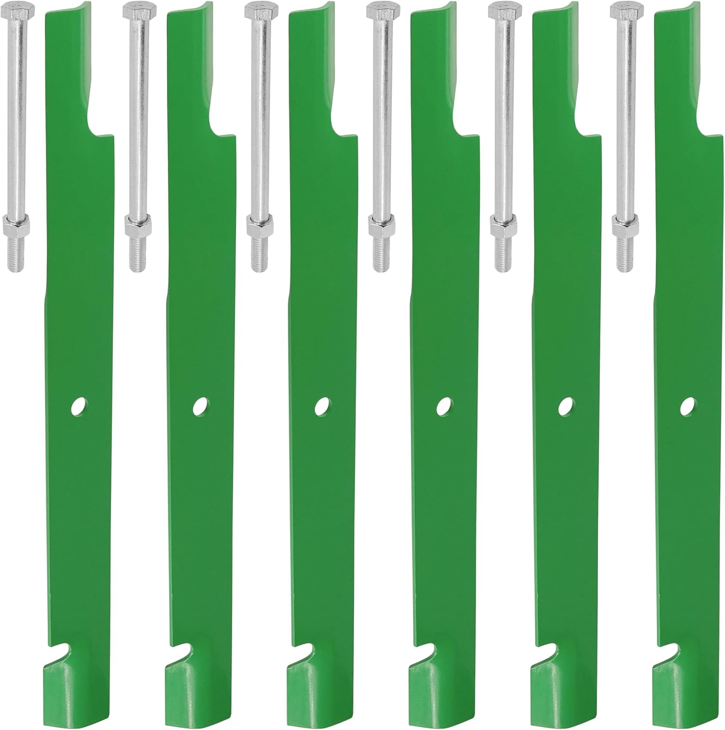 Caltric 48112 482882 481709 481701 0400141 04001-41 72' Deck Blades with Bolts Compatible with Scag