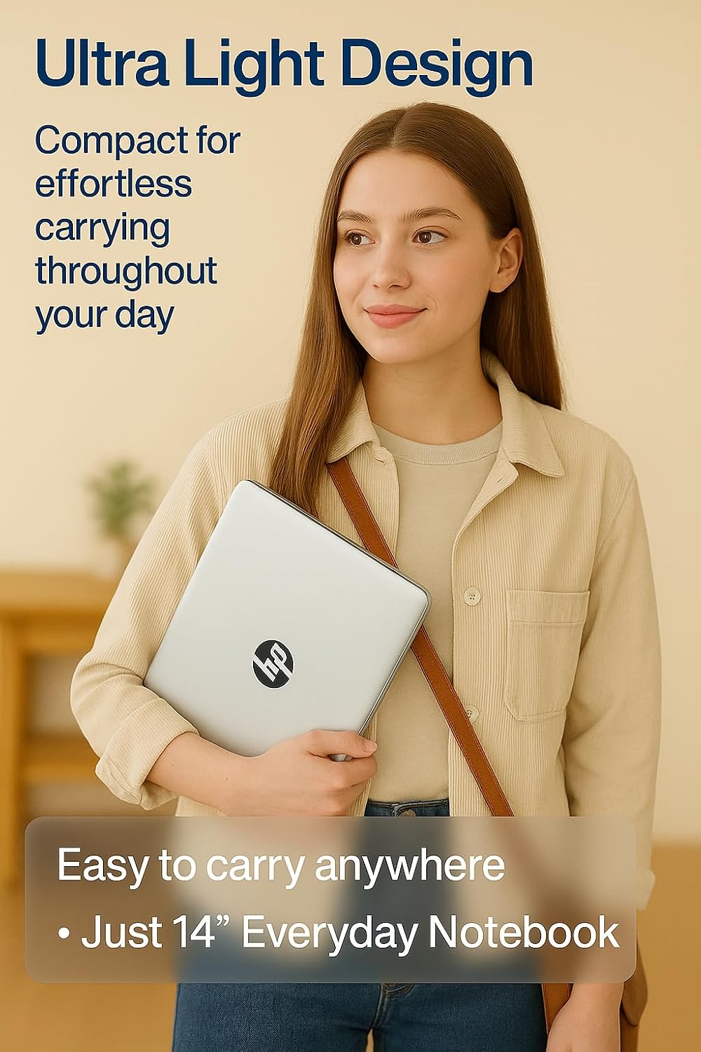HP Flagship Everyday Laptop Computer - Win 11 Pro & AI-Powered 1-Y Office 365 • Intel Quad-Core(up to 3.4GHz) • Long Battery • 32G RAM • 128G UFS • w/256G SD Card & DVD Drive for Student & Business