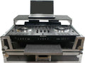 Harmony Audio HCNS7LTWFXTR Flight Glide Laptop Stand Combo DJ Case Compatible with Numark NS7 II