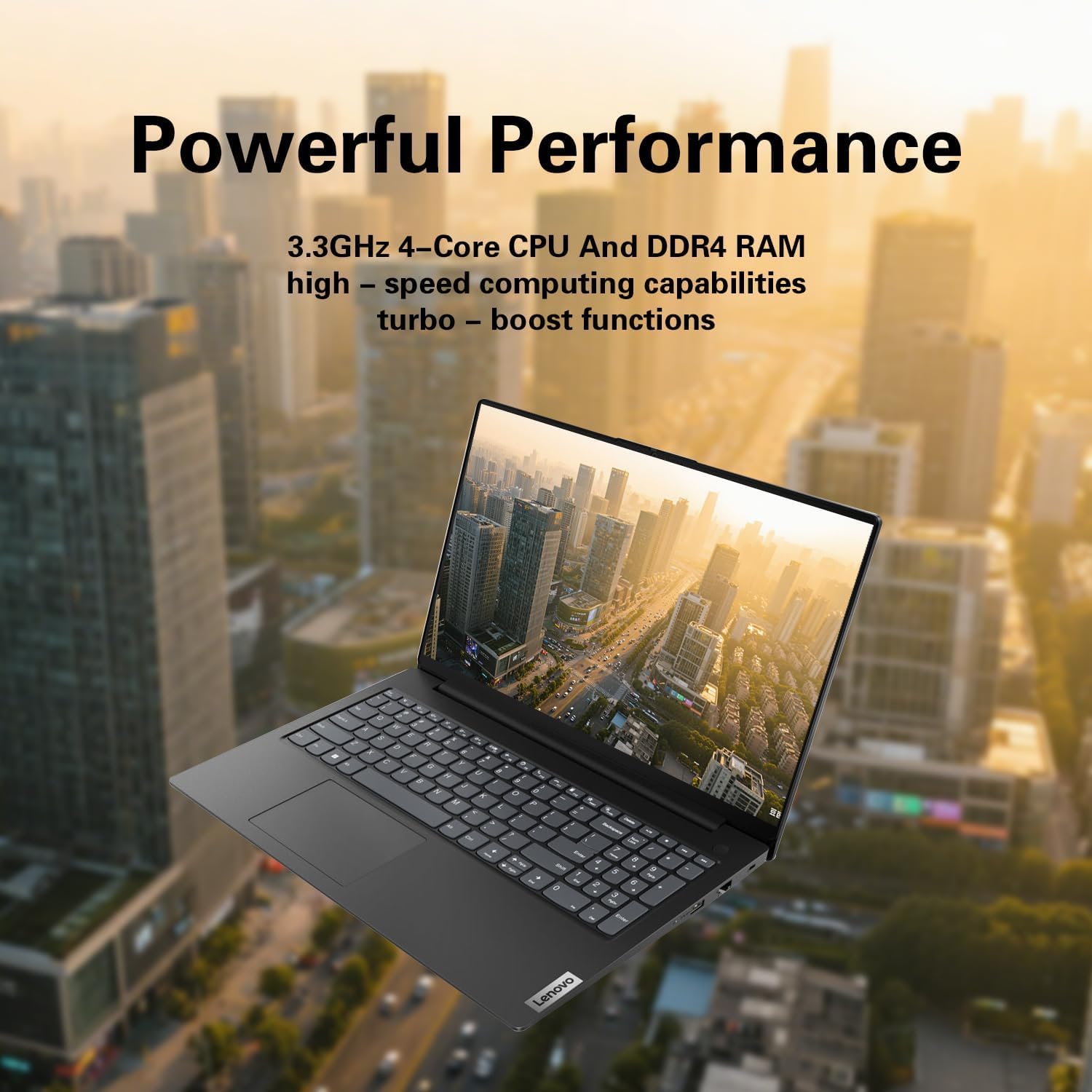 Lenovo V15 Newly Designed Business Laptop(2025/2026 Edition) | Intel 4-core Processor | 15.6' FHD (1920 x 1080) | 16GB DDR4 | 512GB PCIe SSD | WiFi-6 | Military Durable | Windows 11 Pro