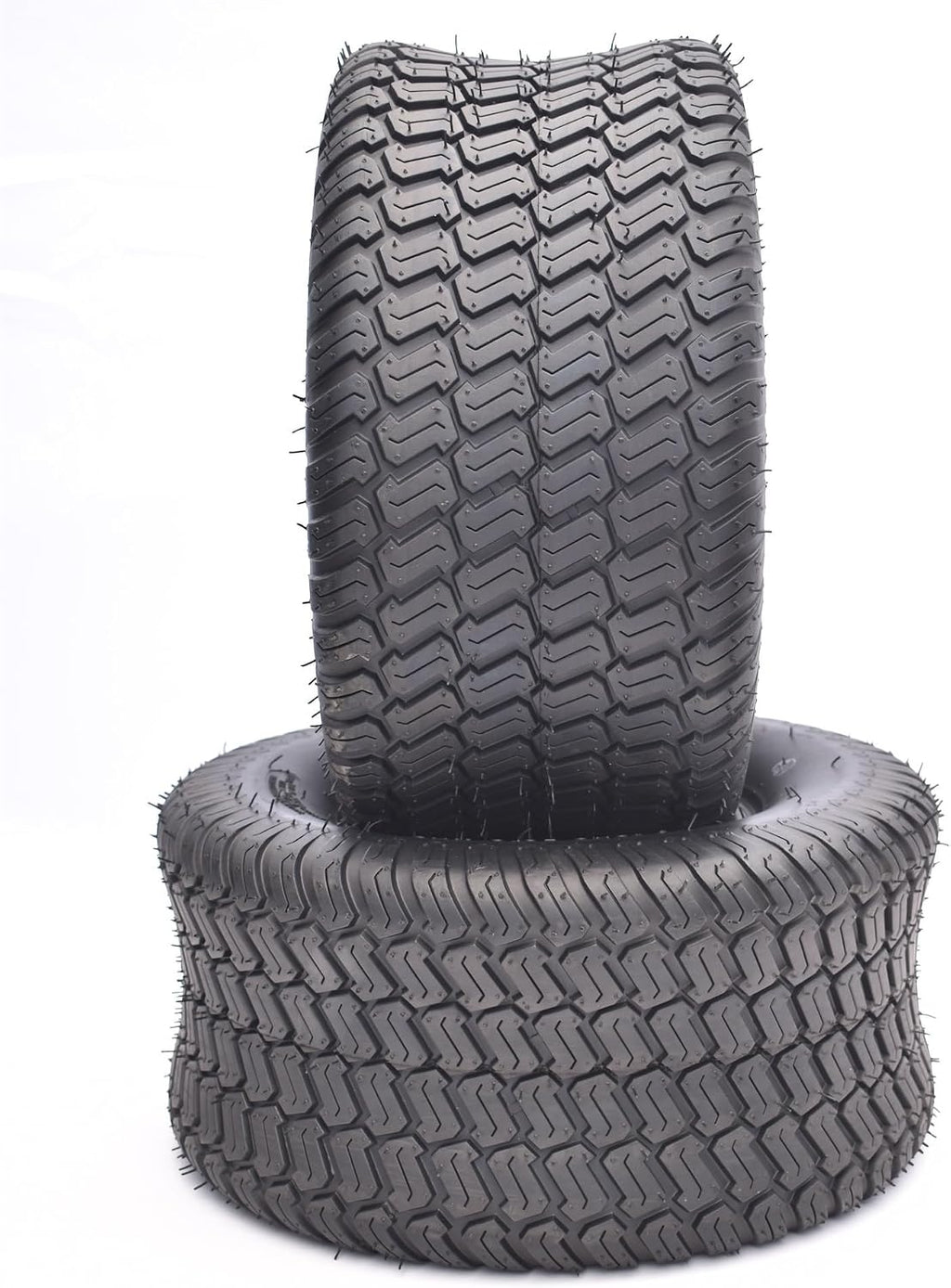 Dayrim 18x8.50-8 Lawn Mower Tires, Set of 2, 4-Ply Tubeless Turf Tread, for Garden Tractor & Riding Mower, Golf Cart Tires 18x8.50-8(Pack of 2))
