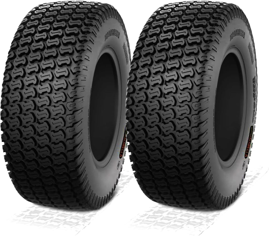 HORSESHOE FALABELLA 2 NEW 20x10.00-10 / 20x10-10 6PR T198 TURF-KING LAWN MOWER TIRES 20100010 LRC Heavy Duty Color-Sidewall (20x10.00-10 6Ply)