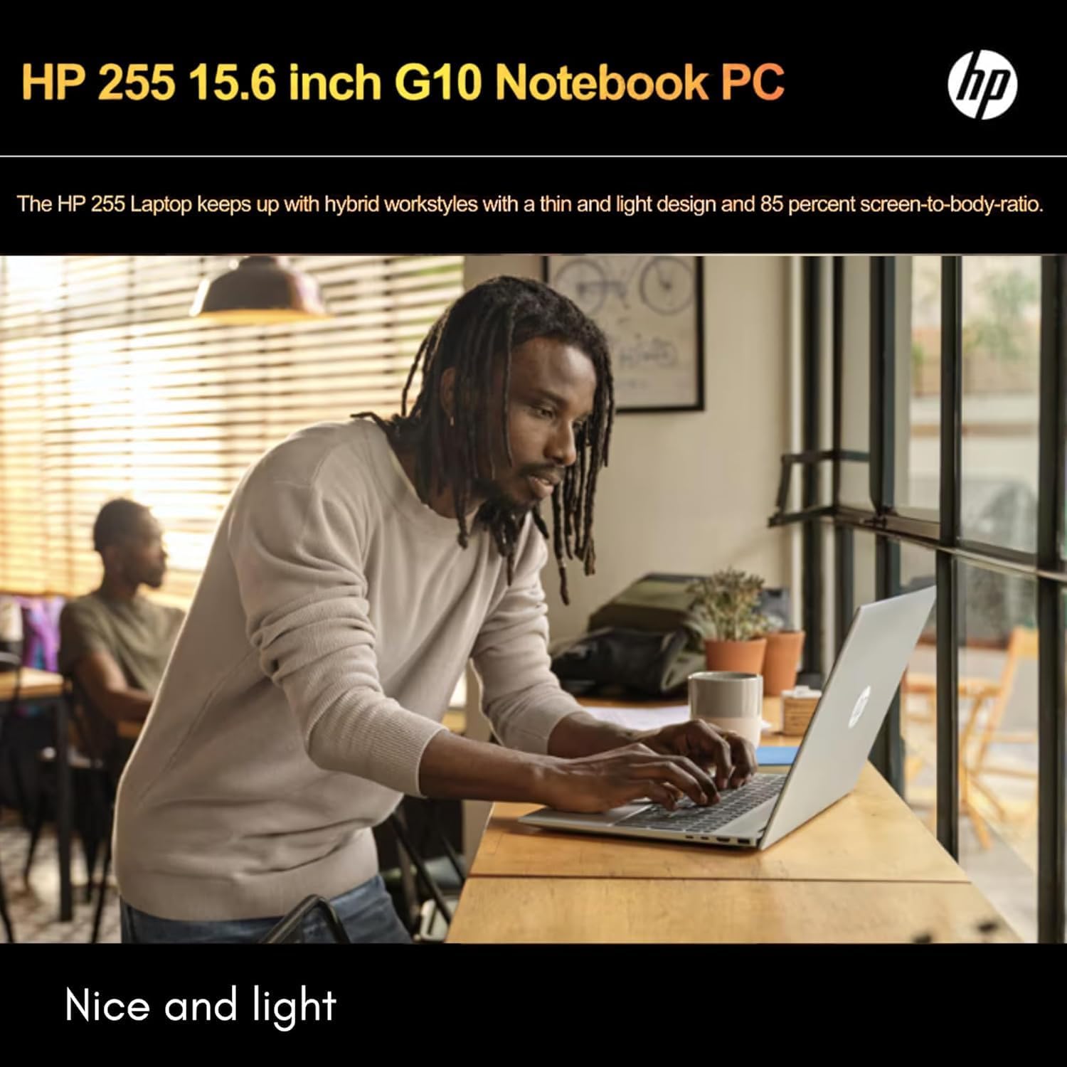 HP 255 G10 Laptop for Home or Work, 16GB RAM, 1TB SSD, 15.6' Full HD, Ryzen 3 7330U (Beat Intel i5-1135G7), HDMI, USB-C, Win 11 Pro (32GB RAM | 1TB PCIe SSD)