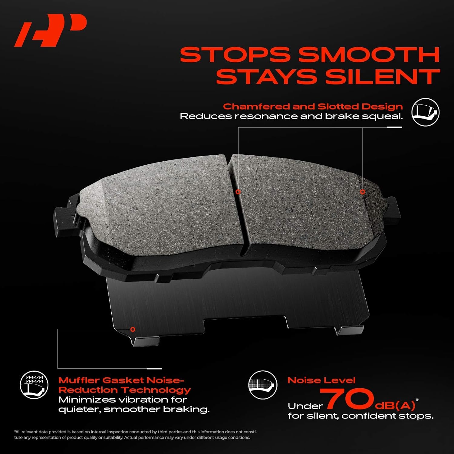 A-Premium Front and Rear Drilled and Slotted Disc Brake Rotors + Ceramic Pads Kit Compatible with Select Honda Models - Accord 2003 2004 2005 2006 2007, 2.4L, 4-Wheel Disc Brakes, 12-PC Set