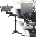 MELIPRON Truck Laptop Mount Fit for 15-25 Ford F150, 17-25 F250, F350, F550, No-Drilling Vehicle Computer Stand for Passenger Seat, Adjustable Height, 2 Built-in Cooling Fans