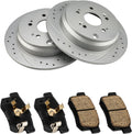 Torchbeam 11.99 inch (304.6mm) Brake kit | Rear Brake Pads and Rotors Kit Compatible with 2005-2016 Honda CR-V, 2010-2018 Acura RDX,Disc Brake Rotors + Ceramic Pads Kit,31372+D1086
