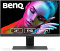 BenQ GW2480 Computer Monitor 24' FHD 1920x1080p | IPS | Eye-Care Tech | Low Blue Light | Anti-Glare | Adaptive Brightness | Tilt Screen | Built-in Speakers | DisplayPort | HDMI | VGA,Black