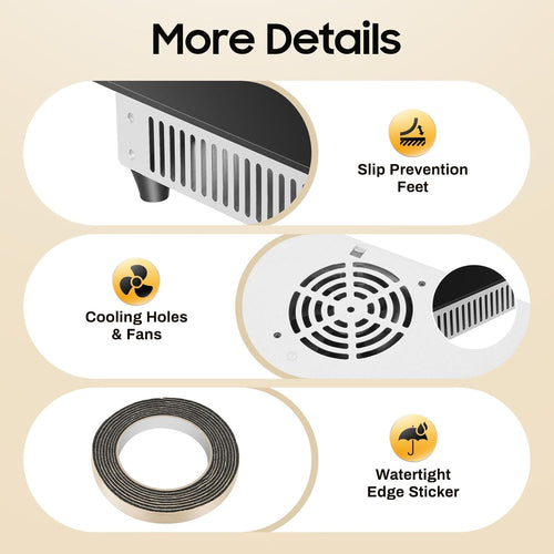 110V 3000W 23.4 Inch 4 Burners Electric Cooktop, 9 Heating Level Stove Sensor Touch Control Countertop Electric Hot Plate Drop-in Cooktop with Child Lock for Kitchens Snack Hotels.