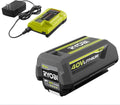 Ryobi 40V Battery and Charger Kit 4.0 Ah Lithium-Ion Battery Set OEM OP4040 + OP403A