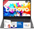Lenovo Newly Released V15 Business Laptop(2025/2026 Edition) with Microsoft Office, Intel Powerful CPU, 16GB RAM, 256GB SSD, 15.6' FHD Display, Ultra Quiet Design, Long Battery Life, Windows 11, WOWPC