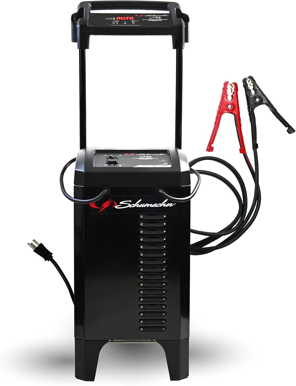 Schumacher Electric Wheeled Automatic 6A Car Battery Charger and 275A Engine Starter, 6-in-1 Solution, Maintainer, 40A Boost, for 6V/12V Power Sport, Automotive, and Marine Batteries, SC1326