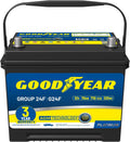 Goodyear 24F-AGM BCI Group Size 24F 12V 70 AH, 120RC, 710 CCA Platinum series Rechargeable AGM Maintenance Free Automotive Battery