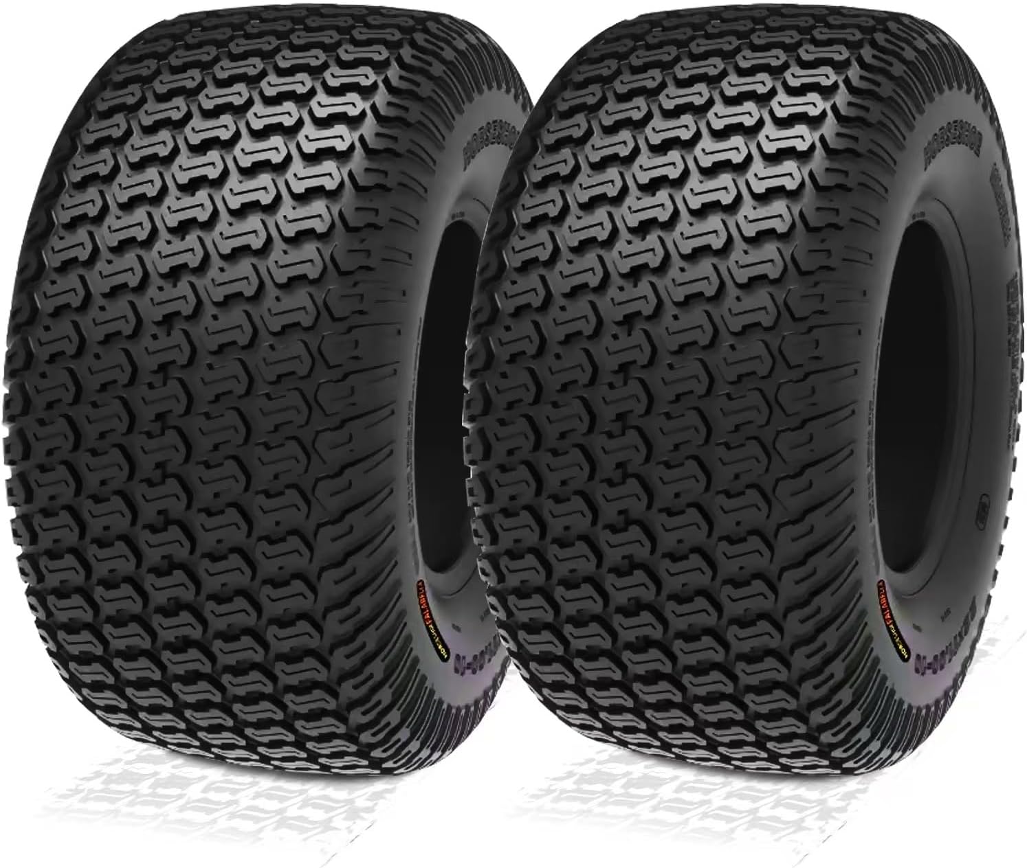 HORSESHOE FALABELLA 2 NEW 26x12.00-12 / 26x12-12 8PR T198 TURF-KING LAWN MOWER TIRES 26120012 LRD Heavy Duty Color-Sidewall (26x12.00-12 8Ply)