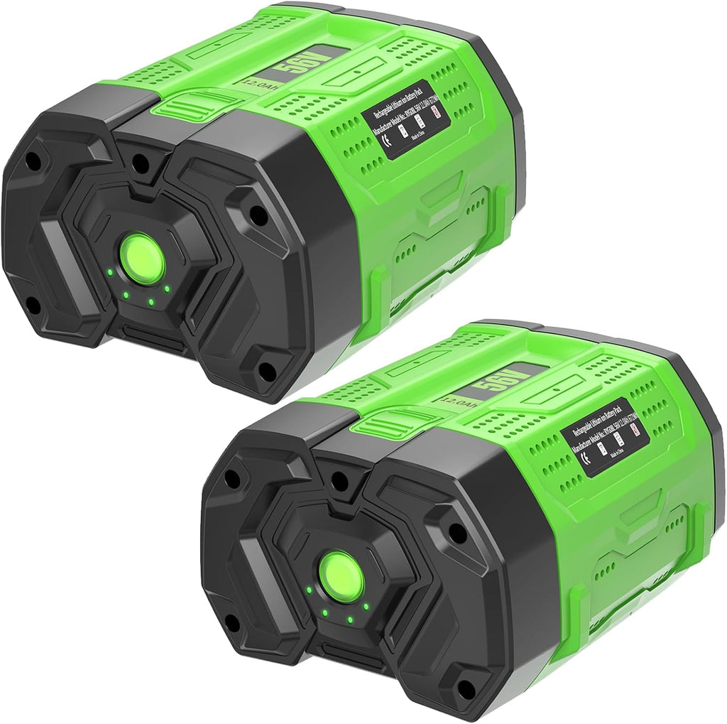 Enermall 2Pack 56V 12000mAh Replacement Battery for EGO 56V Battery BA2800T Compatible with EGO 56 Volt Battery Tools Lawn Mower Leaf Blower