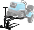 Heavy Duty Lawn Mower Lifts for Riding Tractors, Lawn Mower Jack Lift Zero Turn with Adjustable Hight Lock, Lawn Tractor Lifts & Zero Turn Lift with Wheels/Handle, Foot-Operated, 550 LBS Capacity