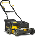 Artificial Turf Sweeper by Roll & Comb, Cordless Brush Machine for Synthetic Grass, 40V 1,200W Motor, 45L Bag, Incl. 4Ah Battery + Fast Charger, Model 602WUS-V25, 63.9lb