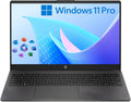 HP New 15.6 inch Laptop Computer 2025/2026 Edition, AMD High-Performance 6 cores Ryzen 5 CPU, 32GB RAM, 1TB SSD, Long Battery Life, Ultra-Quiet Design, Windows 11 Pro with Microsoft Office, No Mouse