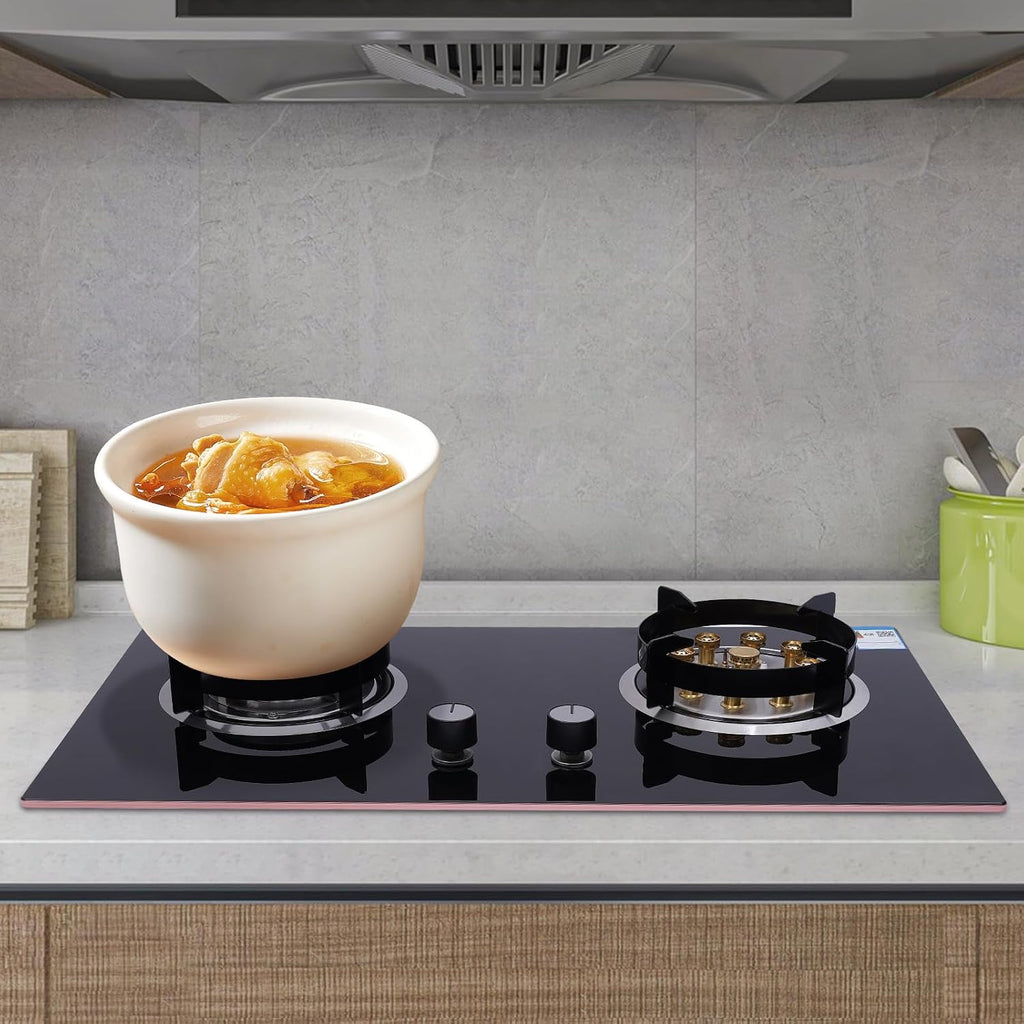 2 Burner Propane Gas Cooktop, Embedded Stainless Steel Gas Stove Top LNG Dual Fuel Countertop Gas Stove, Electronic Pulse Ignition for Apartments Home Kitchen