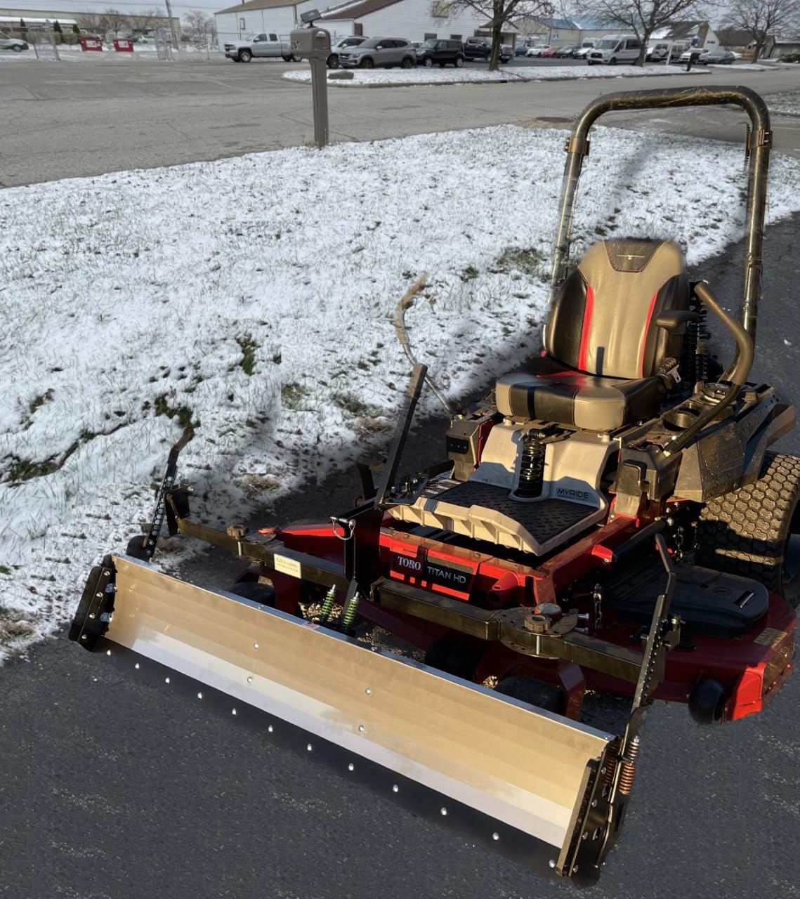 Zero Turn Lawn Mower Snow Blade