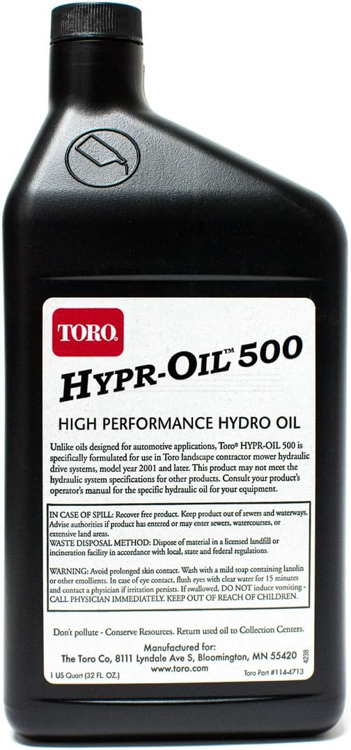 Toro 12PK Hypr-Oil 500 114-4713 Hydro Oil 1 Quart Zero Turn Lawn Mowers