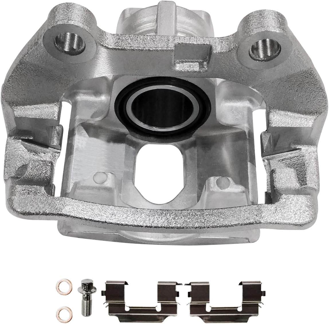 Detroit Axle - Rear Brake Kit for Chevy Trailblazer EXT SSR GMC Envoy XL XUV Buick Rainier Olds Bravada Saab 9-7X Isuzu Ascender, Disc Brake Calipers Ceramic Brake Pads Replacement