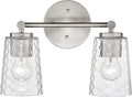 ML Lighting Ashli 2-Light Vanity Brushed Nickel