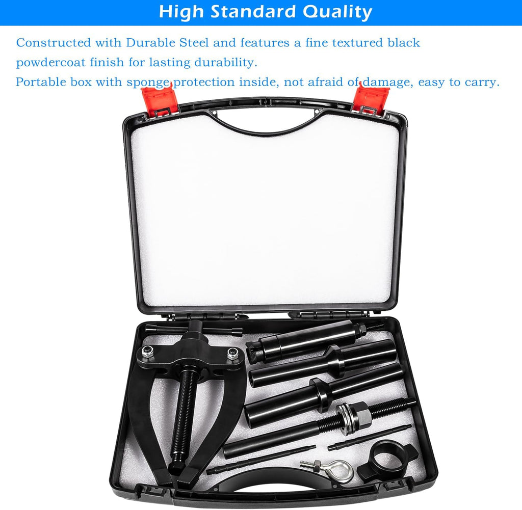 Danti Injector Cup Tools for Volvo d11 d12 d13 d16 FM12,for Mack MP7 MP8 MP10 Engine Injector Nozzle Cup Sleeve Tube Installer Tool Replces 88800387 9986174 88800196 (with Portable Box)