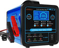 12V/24V Car Battery Chargers Heavy Duty, 15A Automatic Battery Maintainer with Auto Shutoffs, Repair, Winter Mode, High/Low Power Smart Trickle Charger and Desulfator,for Boat,Motorcycle