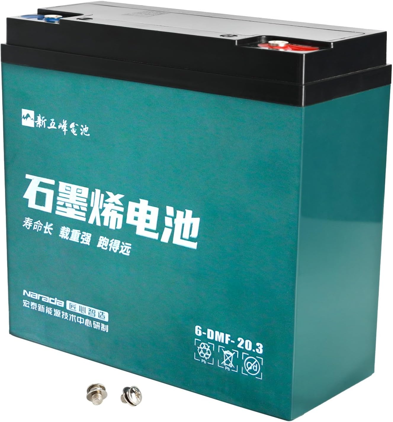 4 Pack 12V 20Ah AGM SLA Battery – 6-DMF-20 6-DZM-20 for Electric Scooter, Go Kart, ATV, UTV, Motorcycle, Lawn Mower