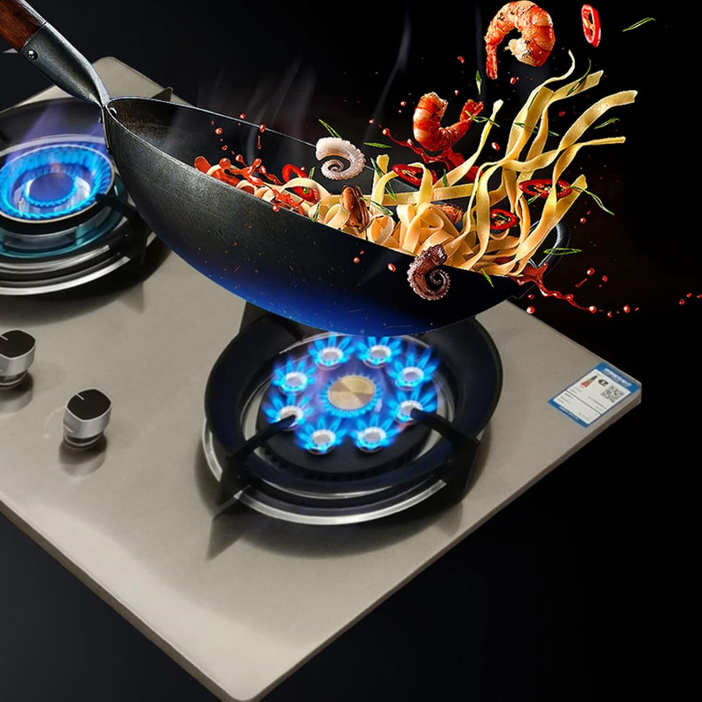 NIKKHO Gas Stove,7KW/23884BTU,NG/LPG Convertible,2 Burners Gas Stoves Cooktop with Thermocouple Protection Gas Cooktop,Suitable for Apartments,Indoor (Color : LPG)